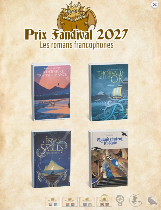 La sélection du prix Fandival 2027